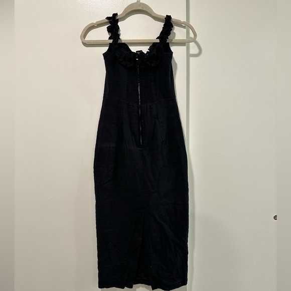 Black Petal & Pup Midi Dress - Picture 4 of 4